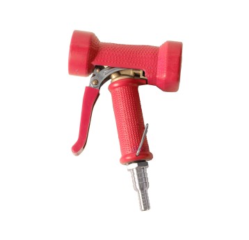 Brass gun in rubber protec. connection 1/2" 3/4"