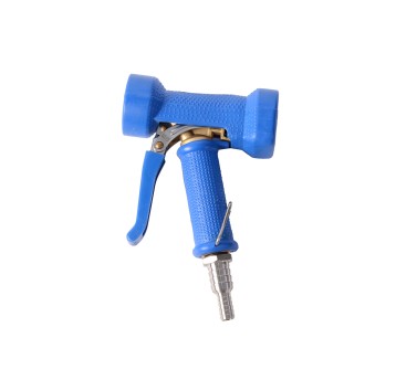 Brass gun in rubber protec. connection 1/2" 3/4"