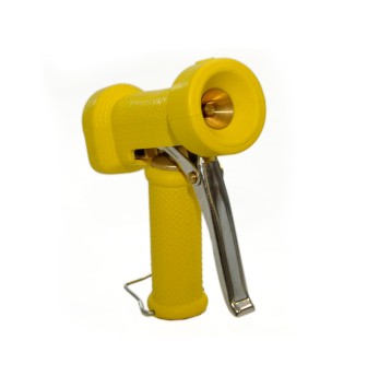 Brass Gun in Rubber Protection Yellow