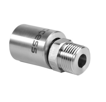 Crimped fitting EXT thread 3/4''