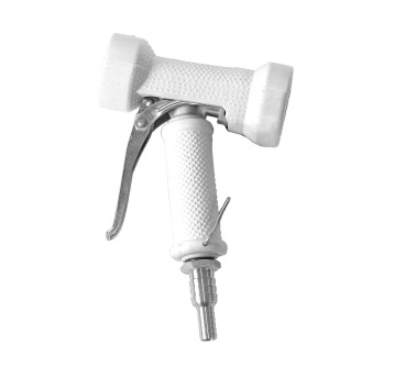 Plastic gun in rubber protec. connection 1/2" 3/4"