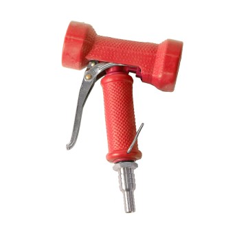 Plastic gun in rubber protec. connection 1/2" 3/4"