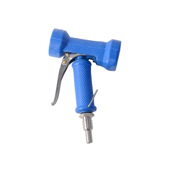 Plastic gun in rubber protec. connection 1/2" 3/4"