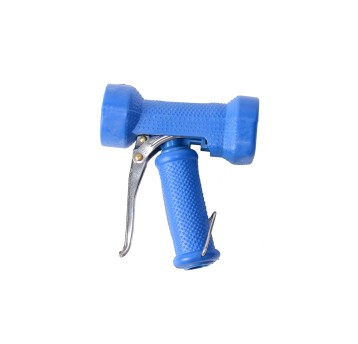 Plastic gun in rubber protection Blue