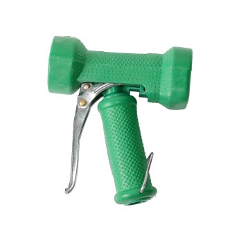 Plastic gun in rubber protection Green