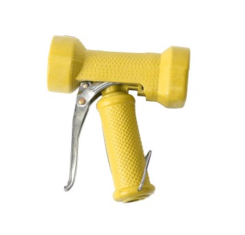 Plastic gun in rubber protection Yellow