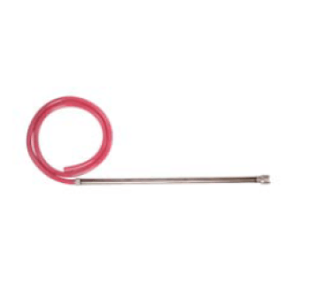 Plastic suction lance with suction hose Red