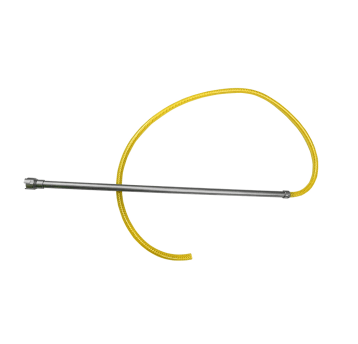 Plastic suction lance with suction hose Yellow