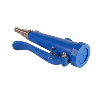 Shower gun with connection 1/2" - 3/4" Blue