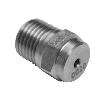 Solid stream rinsing nozzle 1/4 with 00°/15 l/m