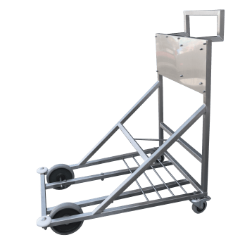 Trolley for a mobile cleaning point – big