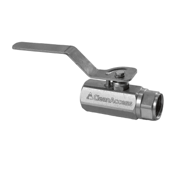 ULTRA HYGIENIC® ball valve 1/2" flat lever handle