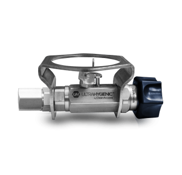 ULTRA HYGIENIC® ball valve 1/2” with SS, female UH