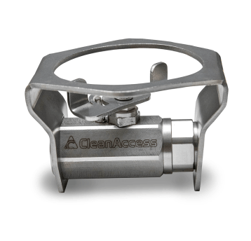 ULTRA HYGIENIC® ball valve 1/2" with SS protection