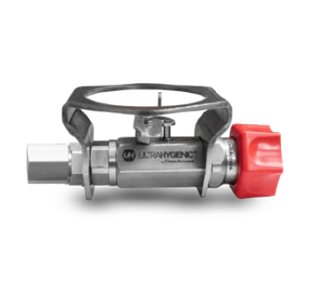 ULTRA HYGIENIC® ball valve 1/2” with SS protection