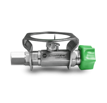 ULTRA HYGIENIC® ball valve 1/2” with SS protection